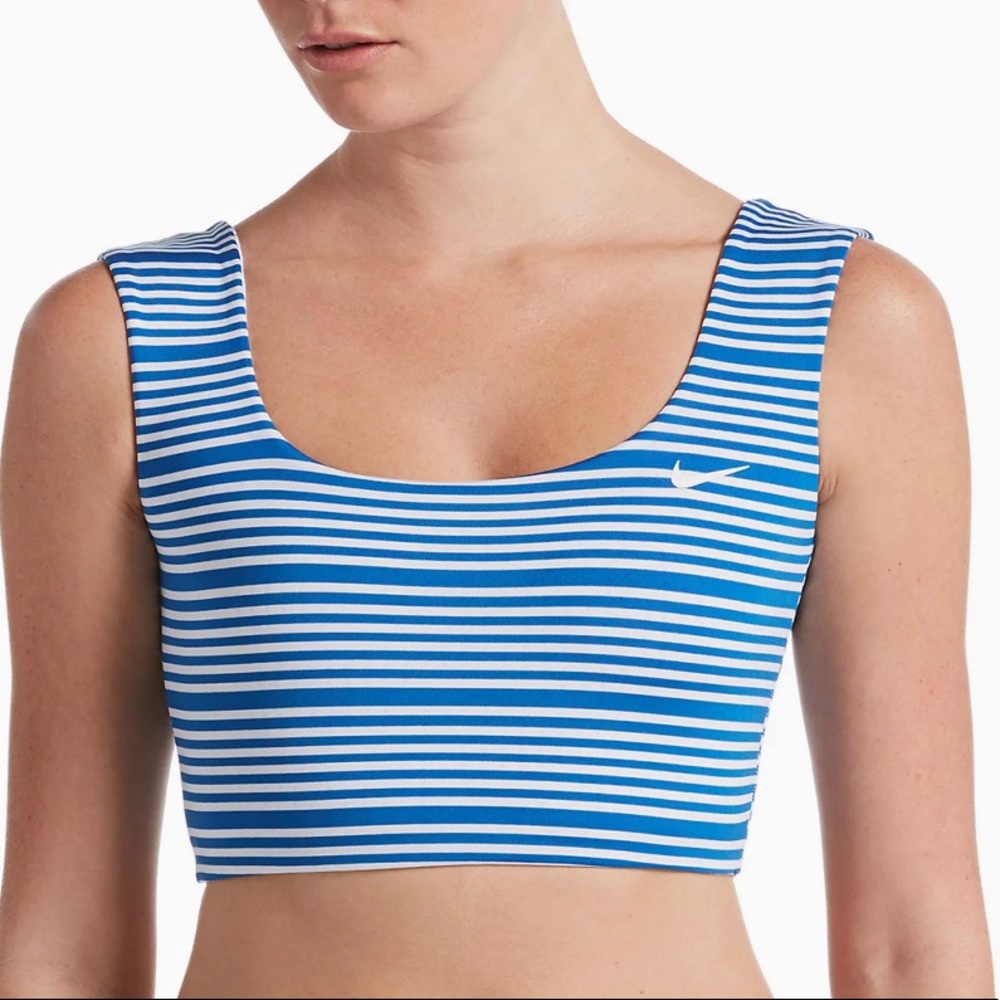 Nike Reversible Sport Mesh Midkini Top - Picture 2 of 9